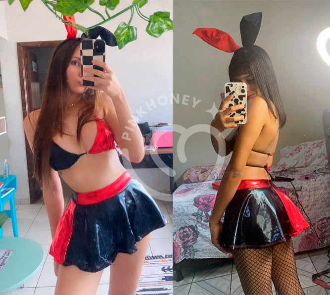 Conjunto Villana Harley Quinn (Talla CH)